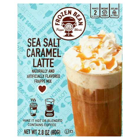 How many calories are in salted caramel latte, 8 oz - calories, carbs, nutrition