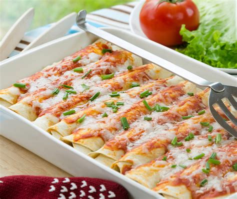 How many calories are in san diego seafood enchiladas - calories, carbs, nutrition