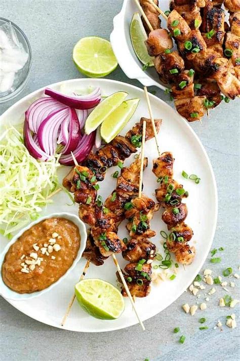 How many calories are in satay style peanut chicken - calories, carbs, nutrition