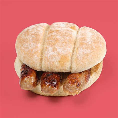 How many calories are in sausage bap - calories, carbs, nutrition