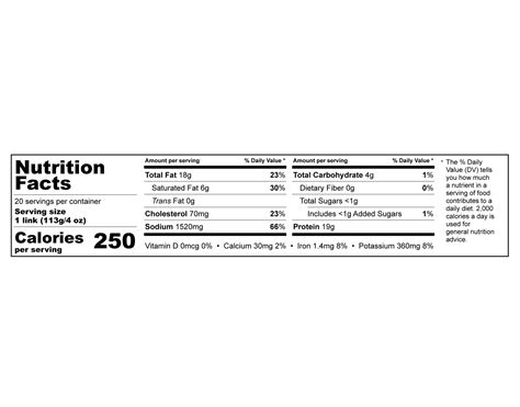 How many calories are in sausage portuguese pre-cooked sliced 2 oz - calories, carbs, nutrition