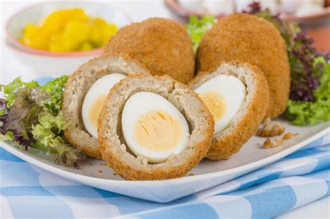 How many calories are in scotch egg - calories, carbs, nutrition