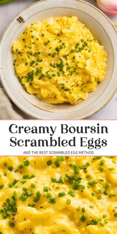 How many calories are in scrambled eggs with boursin and fresh herbs - calories, carbs, nutrition