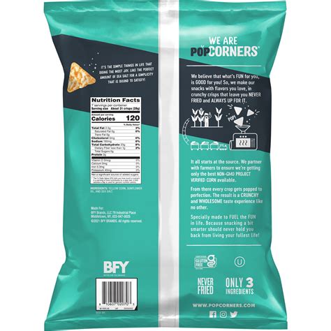 How many calories are in sea salt crisps - calories, carbs, nutrition