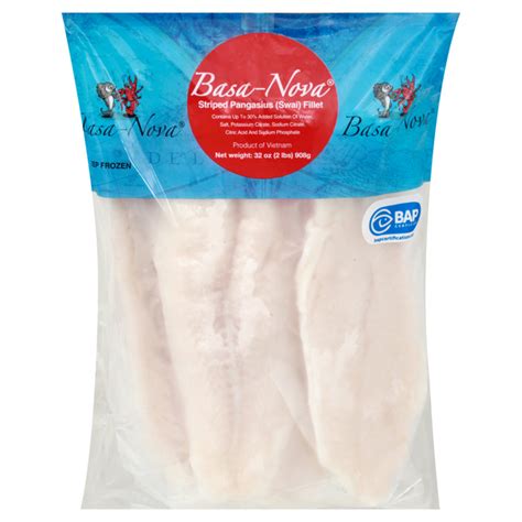 How many calories are in seasoned baked striped pangasius - calories, carbs, nutrition