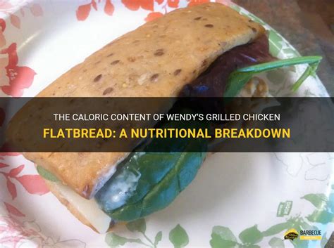 How many calories are in sedona griddled flatbread chicken sandwich - calories, carbs, nutrition