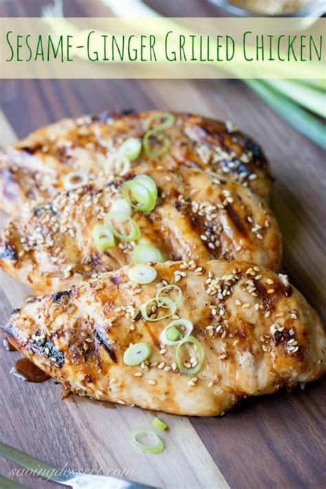 How many calories are in sesame ginger chicken breast - calories, carbs, nutrition