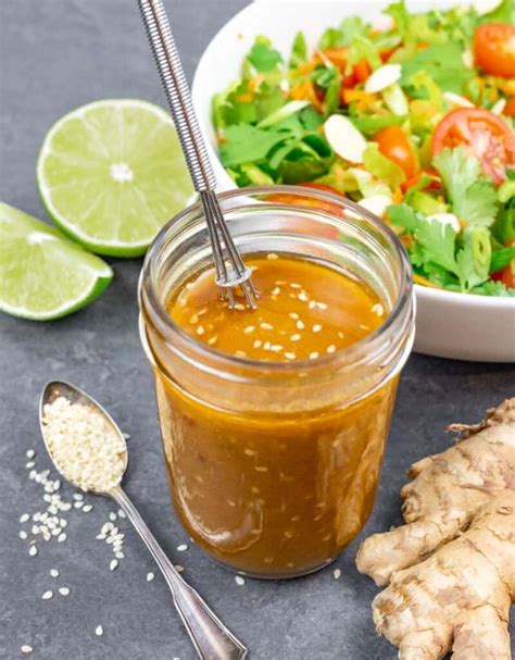 How many calories are in sesame ginger dressing - calories, carbs, nutrition