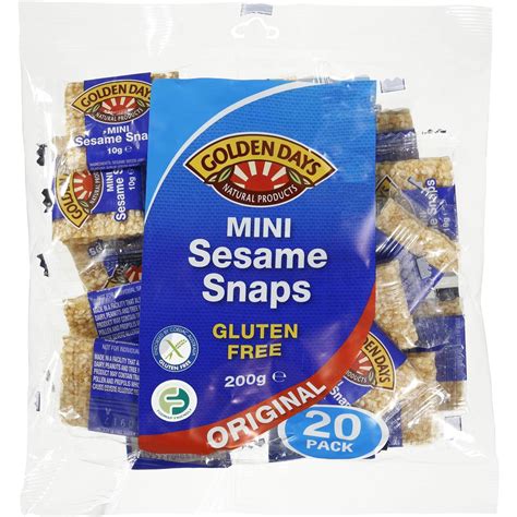 How many calories are in sesame snaps - calories, carbs, nutrition