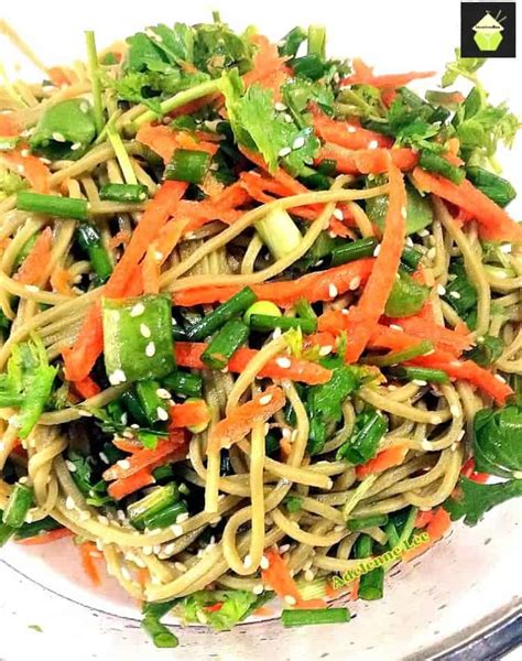 How many calories are in sesame soba noodle salad - calories, carbs, nutrition