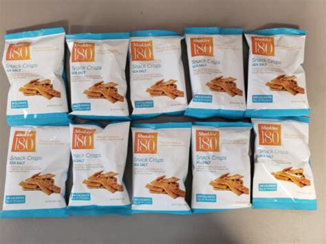 How many calories are in shaklee 180 snack crisps, sea salt - calories, carbs, nutrition