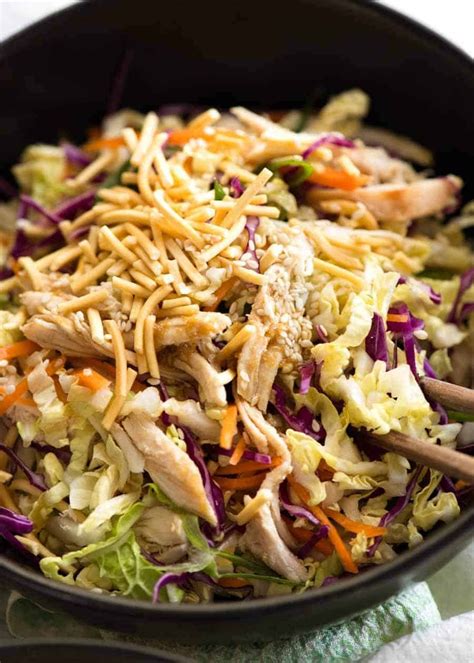 How many calories are in shredded chicken breast and noodle salad - calories, carbs, nutrition