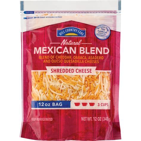 How many calories are in shredded mexican cheese - calories, carbs, nutrition