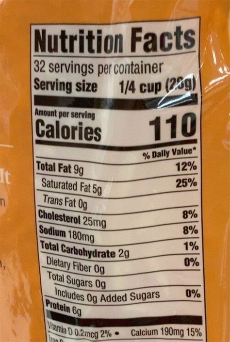 How many calories are in shredded mild cheddar cheese - calories, carbs, nutrition