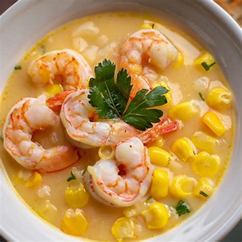 How many calories are in shrimp and corn chowder - calories, carbs, nutrition