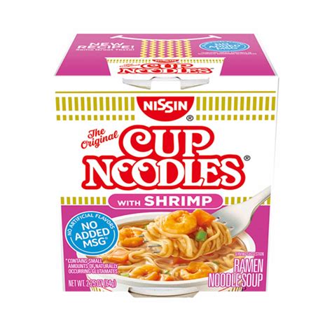 How many calories are in shrimp cup of noodles - calories, carbs, nutrition