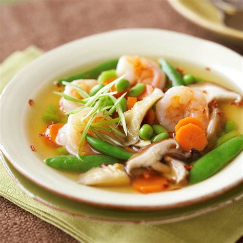 How many calories are in shrimp vegetable summer soup - calories, carbs, nutrition