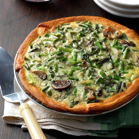 How many calories are in shroom and aspargus quiche - calories, carbs, nutrition