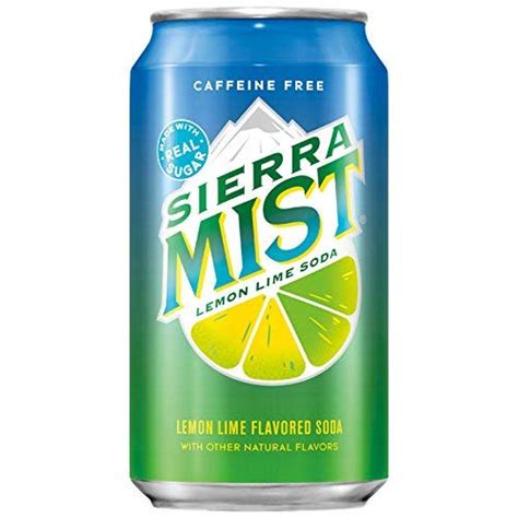 How many calories are in sierra mist, can, 12oz - calories, carbs, nutrition