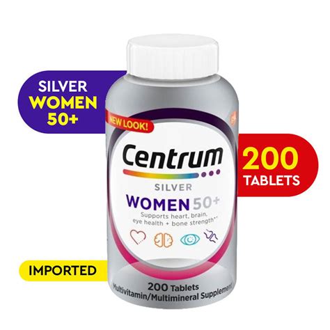 How many calories are in silver women 50+ - calories, carbs, nutrition