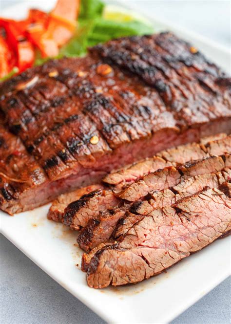 How many calories are in simply grilled flank with port wine reduction - calories, carbs, nutrition