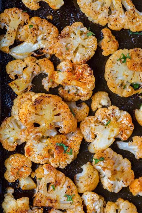 How many calories are in simply roasted cauliflower - calories, carbs, nutrition