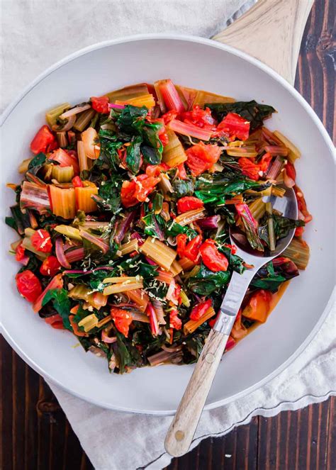 How many calories are in simply sauteed rainbow swiss chard - calories, carbs, nutrition