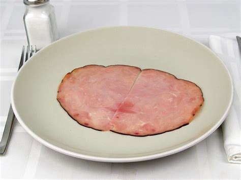 How many calories are in sliced black forest ham (48144.30) - calories, carbs, nutrition