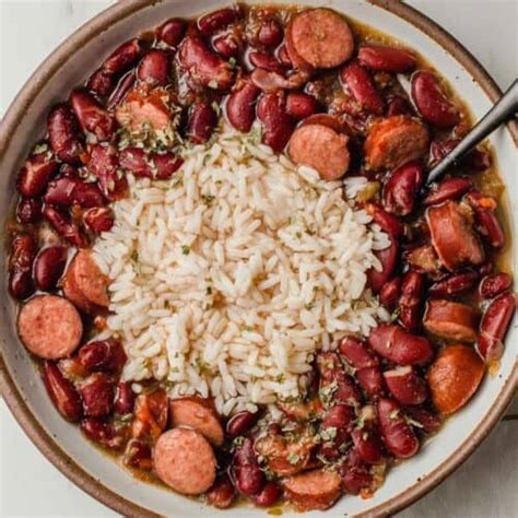 How many calories are in slow cooked red beans - calories, carbs, nutrition