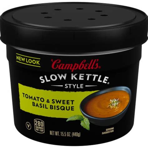 How many calories are in slow kettle tomato & sweet basil bisque - calories, carbs, nutrition