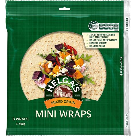 How many calories are in smart mini wraps - calories, carbs, nutrition