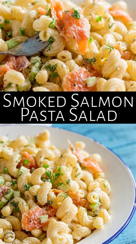 How many calories are in smoked salmon pasta salad - calories, carbs, nutrition