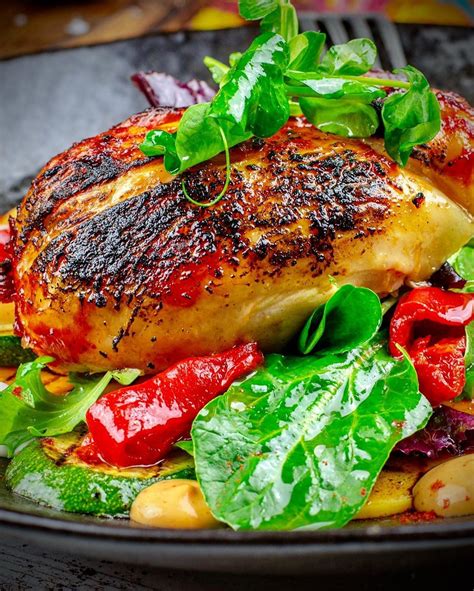 How many calories are in smokey bbq chicken with vegetables large - calories, carbs, nutrition