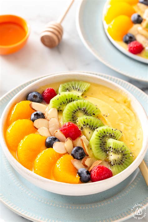 How many calories are in smoothie bowl mango pineapple - calories, carbs, nutrition