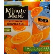 How many calories are in soft frozen orangeade - calories, carbs, nutrition