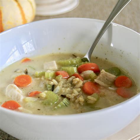 How many calories are in soup creamy turkey & wild rice 6 oz - calories, carbs, nutrition