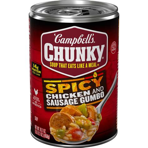 How many calories are in soup gumbo chicken campbells 16 oz - calories, carbs, nutrition