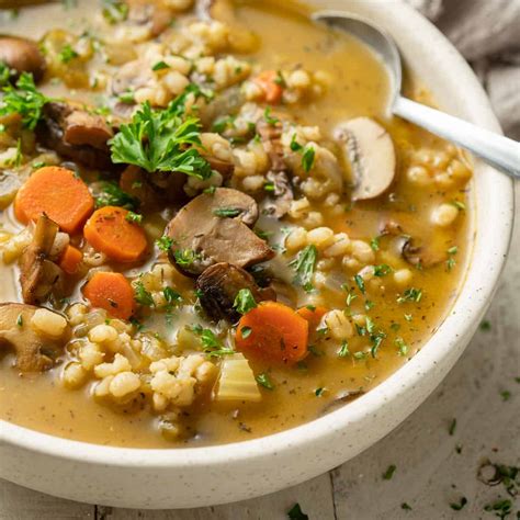 How many calories are in soup three mushroom barley 6 oz - calories, carbs, nutrition