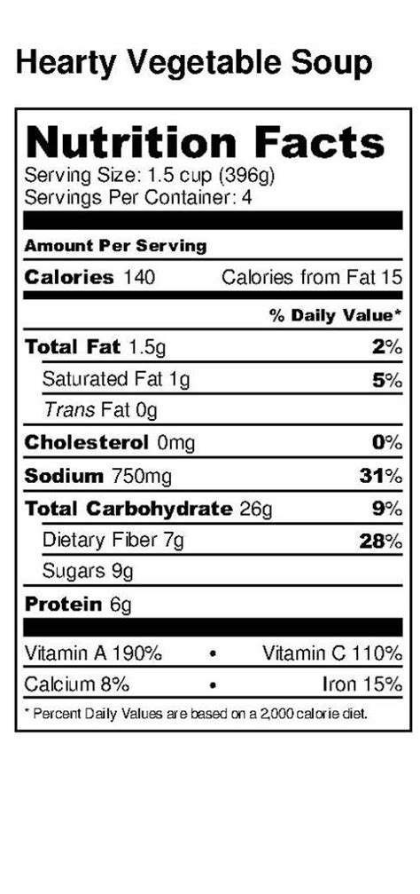 How many calories are in soup vegetable (bostwick) - calories, carbs, nutrition