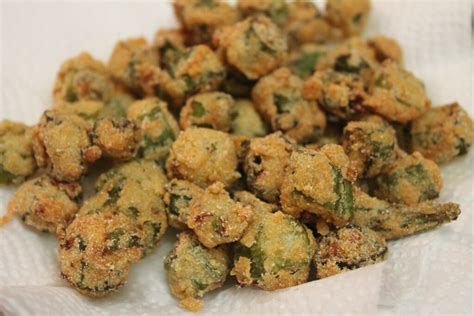 How many calories are in southern fried okra - calories, carbs, nutrition