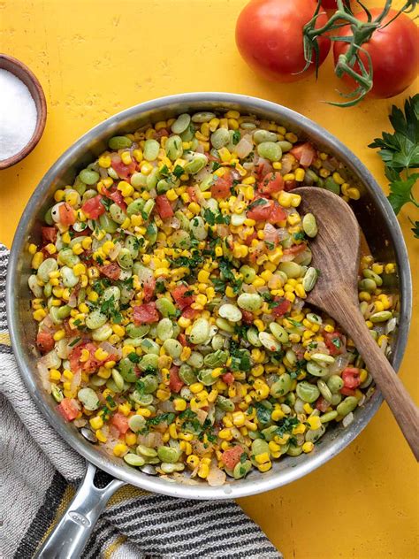 How many calories are in southwestern succotash - calories, carbs, nutrition