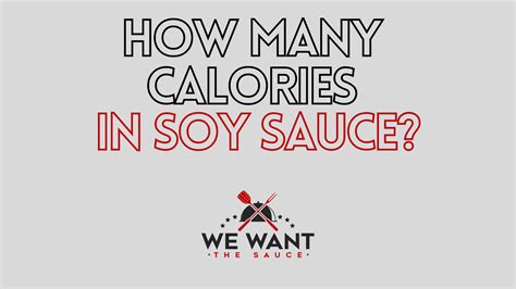 How many calories are in soy sauce - calories, carbs, nutrition