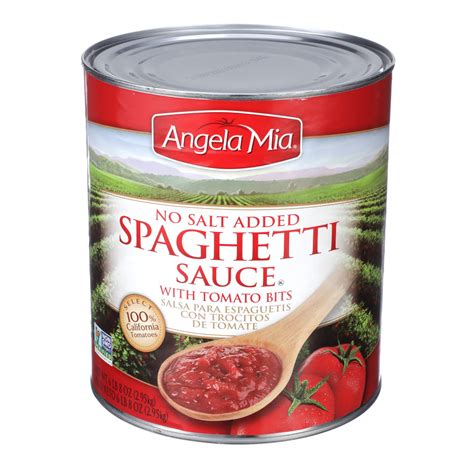 How many calories are in spaghetti sauce with no added salt - calories, carbs, nutrition