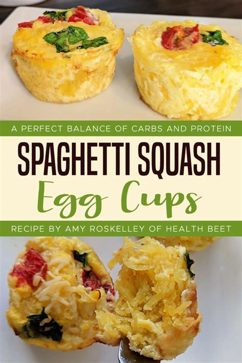 How many calories are in spaghetti squash egg cup - calories, carbs, nutrition