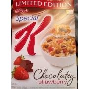 How many calories are in special k chocolatey strawberry - calories, carbs, nutrition