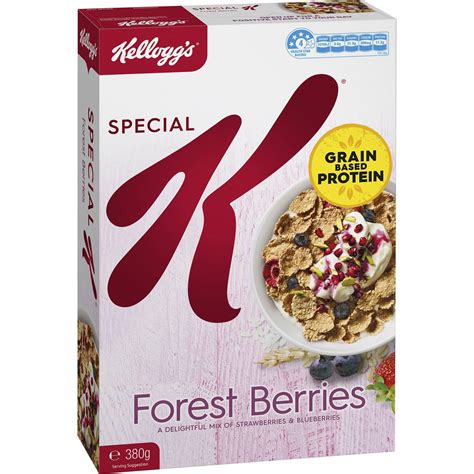 How many calories are in special k forest berries - calories, carbs, nutrition