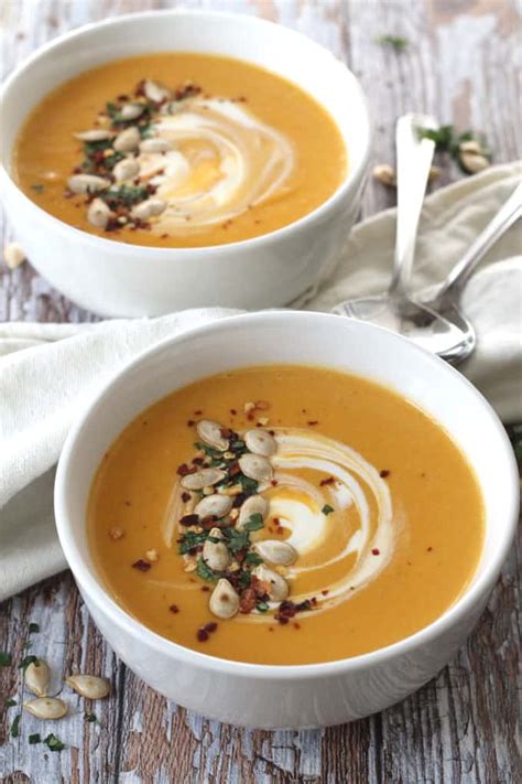 How many calories are in spiced butternut squash soup - calories, carbs, nutrition