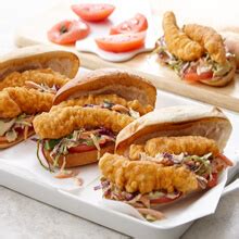 How many calories are in spicy chicken po'boy - calories, carbs, nutrition