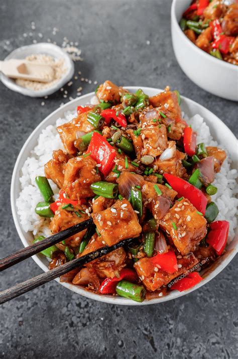 How many calories are in spicy ginger sesame tofu - calories, carbs, nutrition