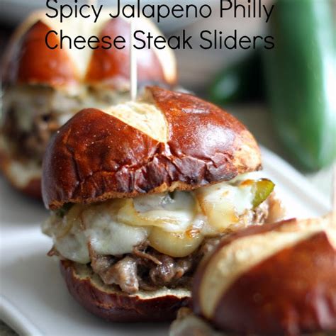 How many calories are in spicy jalapeno philly cheese steak sliders - calories, carbs, nutrition